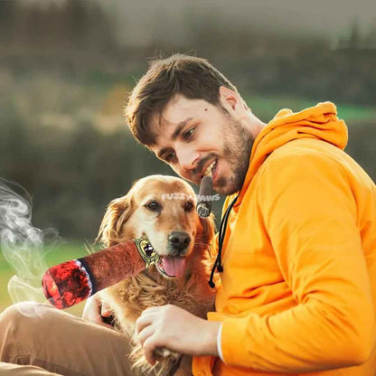 Plush Dog Toy – Stick Shape, Soft and Squeaky for Interactive Play