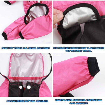 Waterproof Dog Raincoat – Lightweight and Hooded