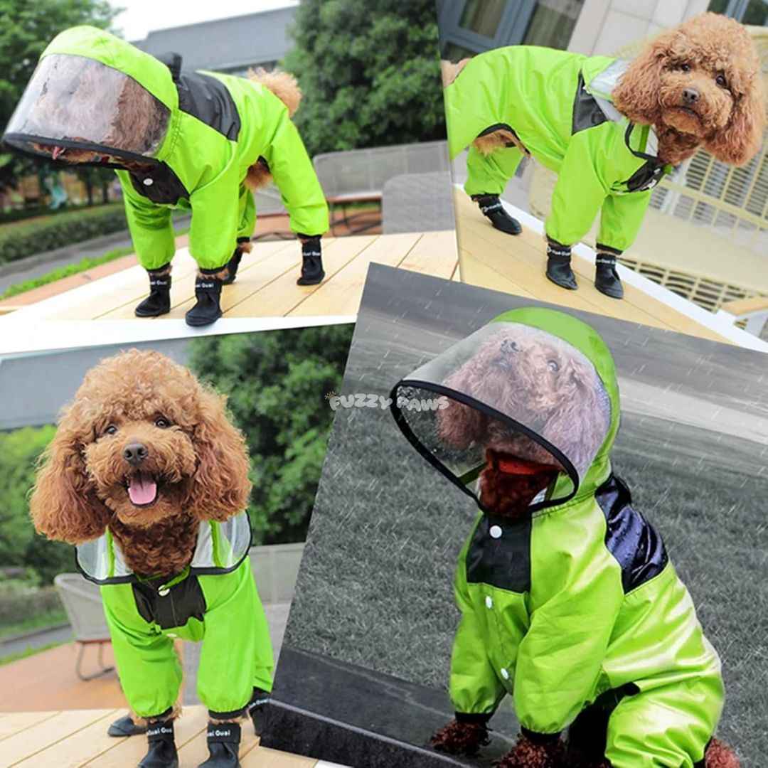 Waterproof Dog Raincoat – Lightweight and Hooded