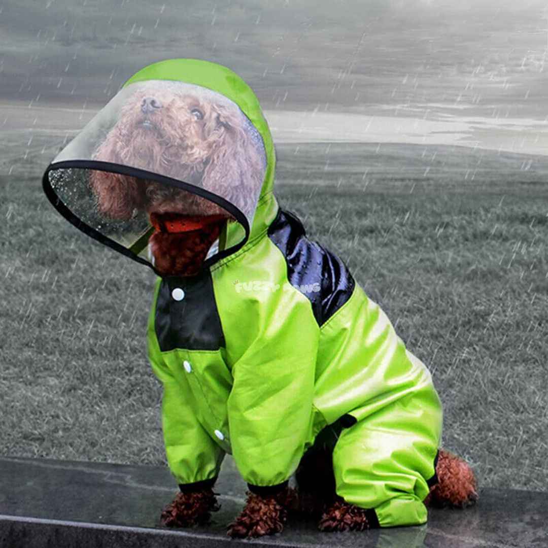 Waterproof Dog Raincoat – Lightweight and Hooded