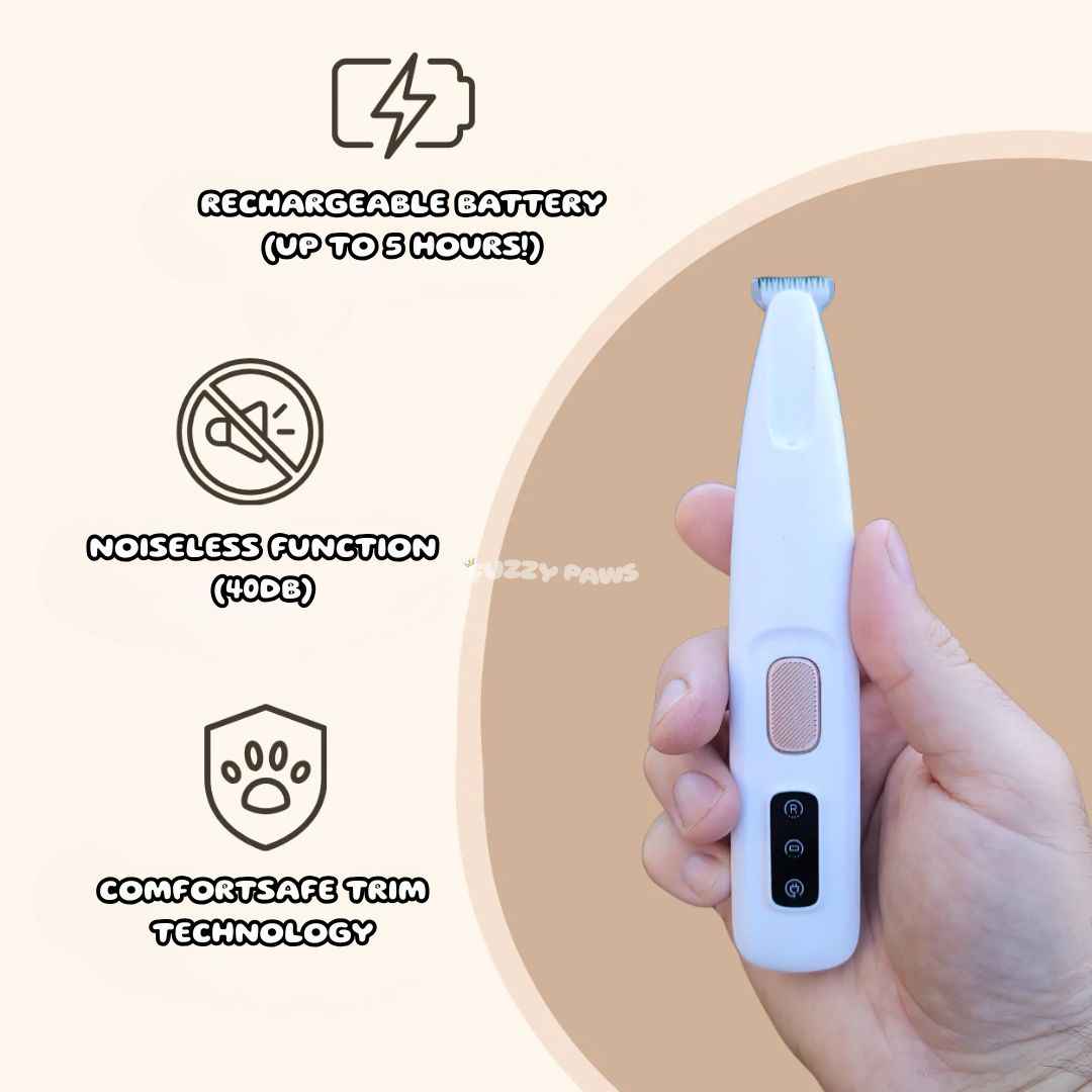 Rechargeable Dog Grooming Clipper with Cleaning Brush