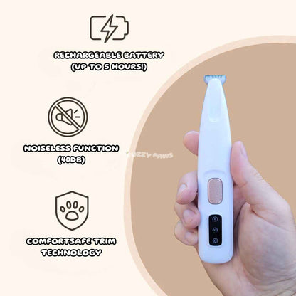 Rechargeable Dog Grooming Clipper with Cleaning Brush