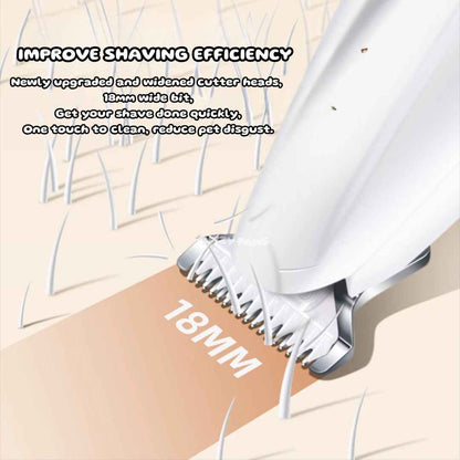 Rechargeable Dog Grooming Clipper with Cleaning Brush