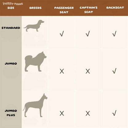 Dog Car Seat Bed – Booster Style, Comfortable for Travel