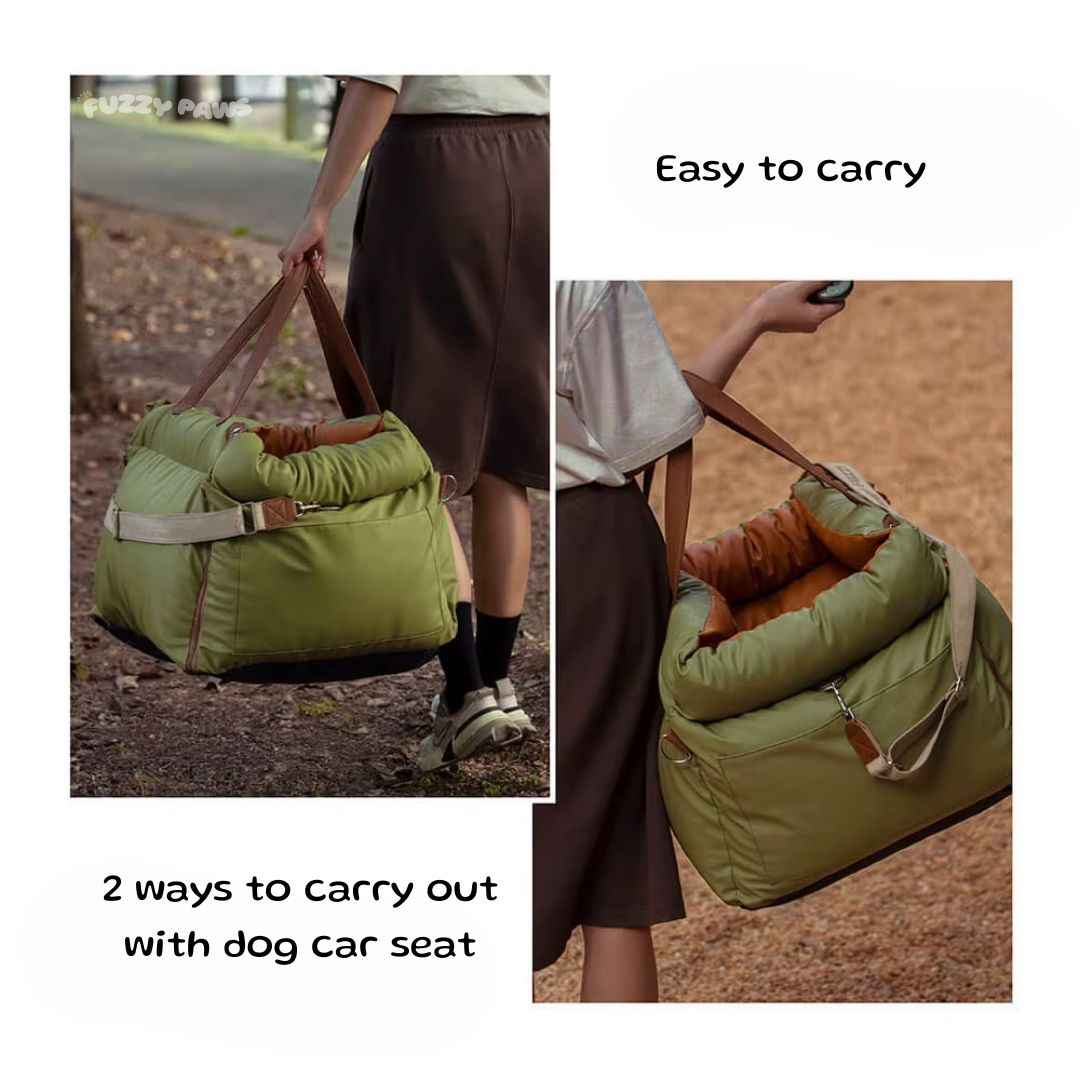 Dog Car Seat Bed – Booster Style, Comfortable for Travel