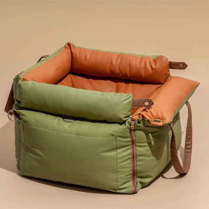 Dog Car Seat Bed – Booster Style, Comfortable for Travel