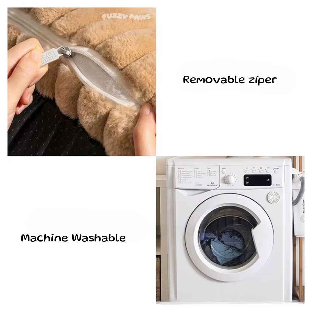 Large Orthopedic Dog Bed – Plush, Washable with Pillow Top – Snoozy Dream