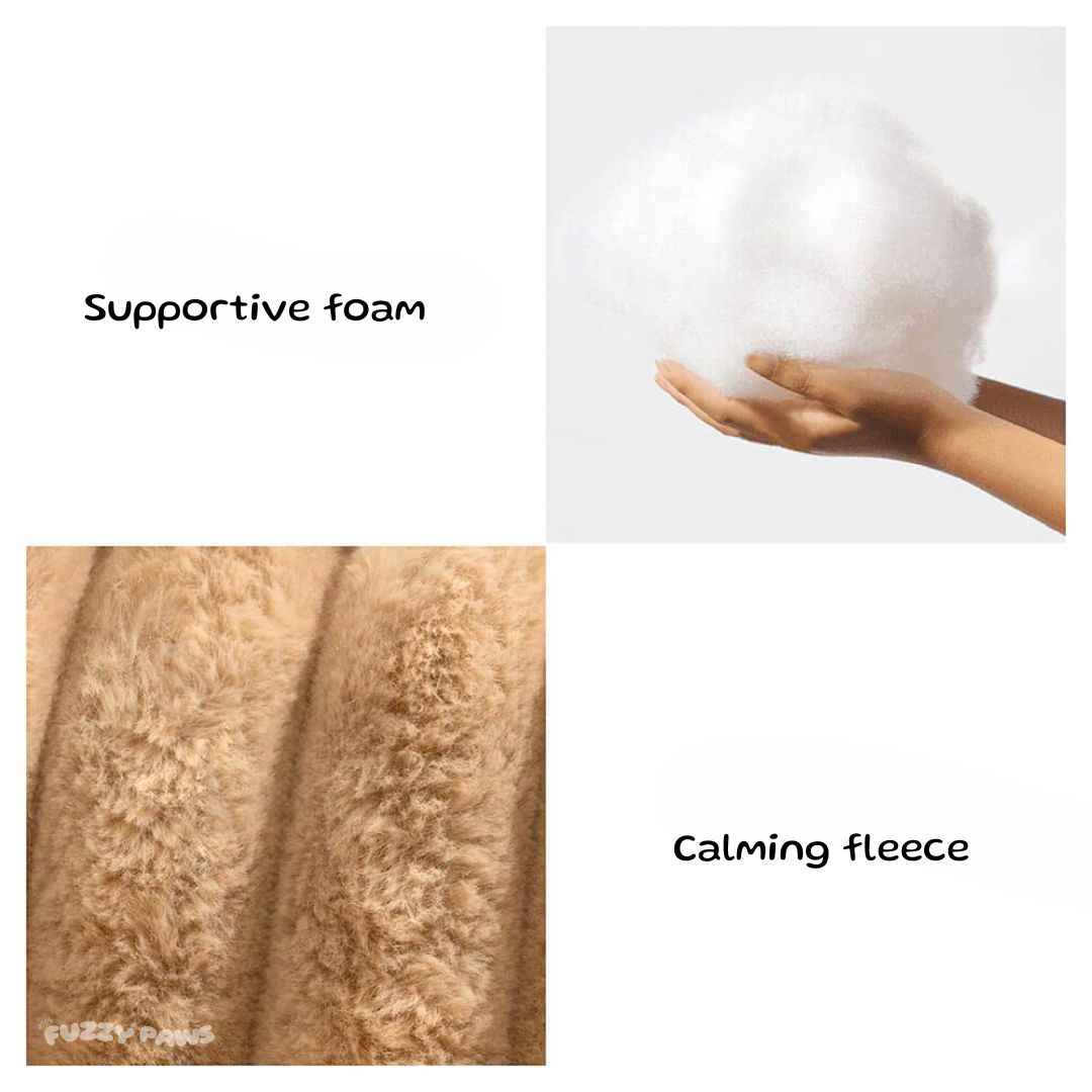 Large Orthopedic Dog Bed – Plush, Washable with Pillow Top – Snoozy Dream