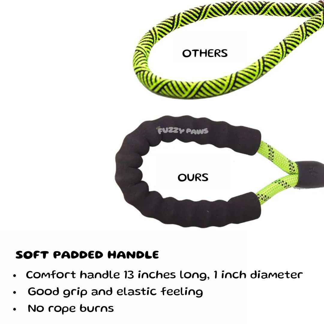 Adjustable Reflective Dog Leash – Heavy-Duty Nylon Rope (0.5m to 1.5m)