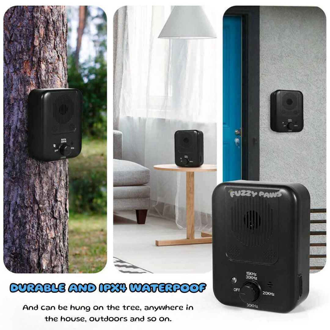 Waterproof Ultrasonic Dog Training Device – Rechargeable with Adjustable Sensitivity