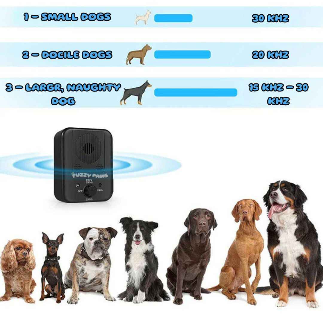 Waterproof Ultrasonic Dog Training Device – Rechargeable with Adjustable Sensitivity