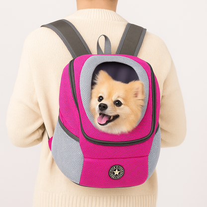 Dog Carrier Backpack – Adjustable, Front and Back Carry, Up to 12kg