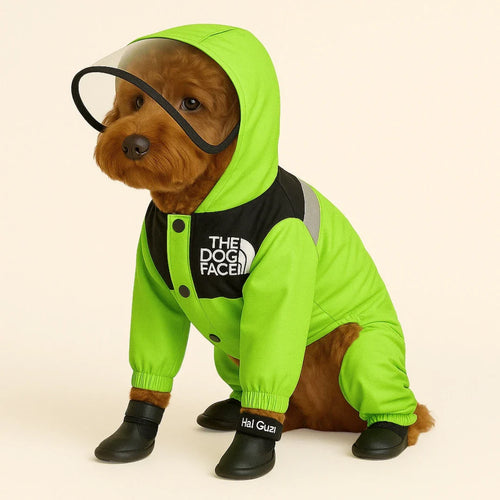 Waterproof Dog Raincoat – Lightweight and Hooded
