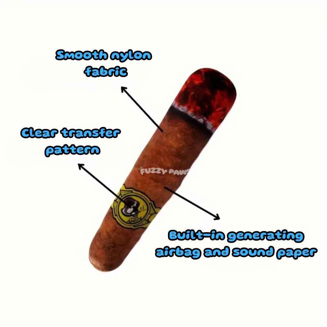 Plush Dog Toy – Stick Shape, Soft and Squeaky for Interactive Play