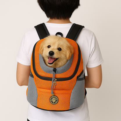 Dog Carrier Backpack – Adjustable, Front and Back Carry, Up to 12kg