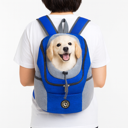 Dog Carrier Backpack – Adjustable, Front and Back Carry, Up to 12kg