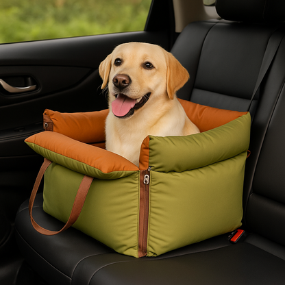 Dog Car Seat Bed – Booster Style, Comfortable for Travel
