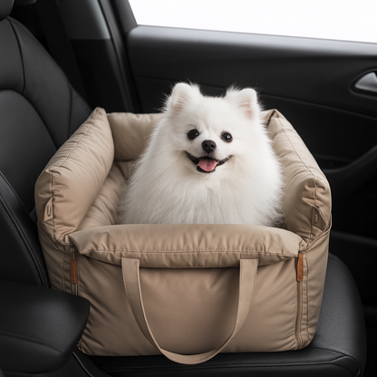 Dog Car Seat Bed – Booster Style, Comfortable for Travel