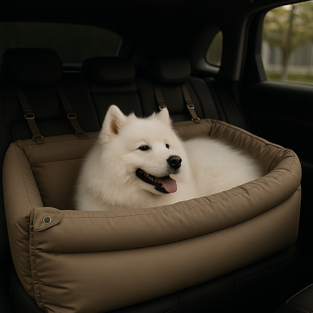 Dog Car Seat Bed – Booster Style, Comfortable for Travel