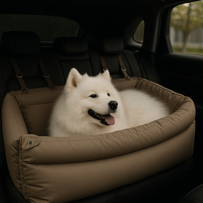 Dog Car Seat Bed – Booster Style, Comfortable for Travel