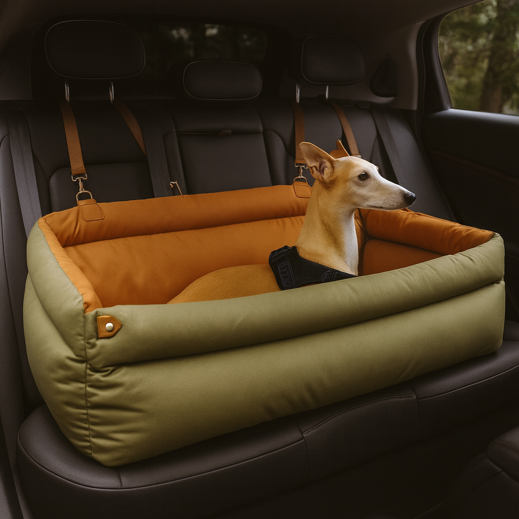 Dog Car Seat Bed – Booster Style, Comfortable for Travel