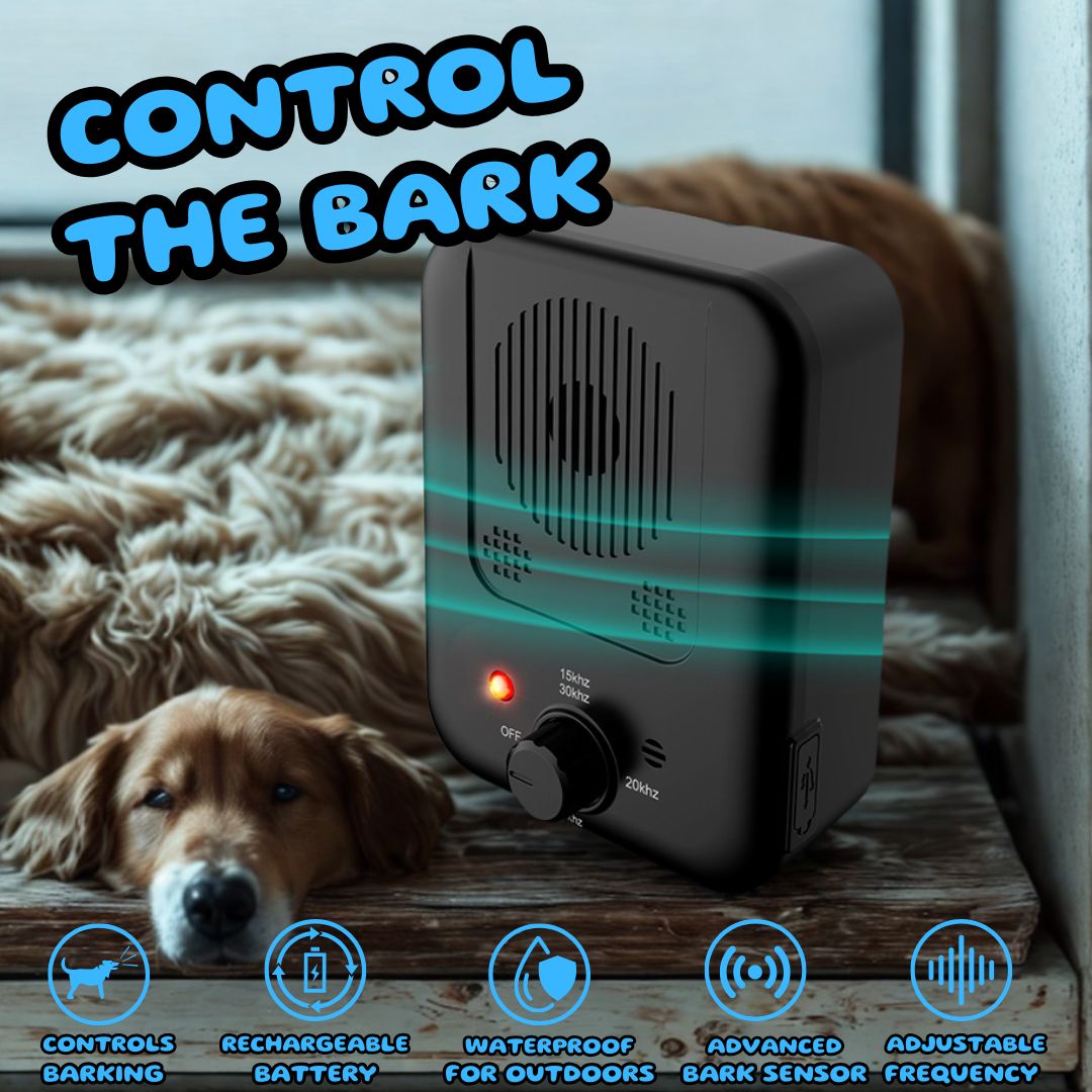 Waterproof Ultrasonic Dog Training Device – Rechargeable with Adjustable Sensitivity