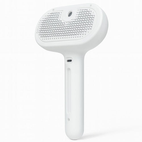 Rechargeable Pet Brush with Steam Spray – Grooming, Hair Removal and Massage