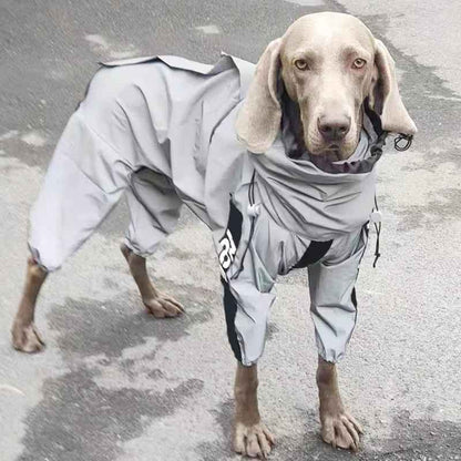 Reflective Waterproof Dog Raincoat