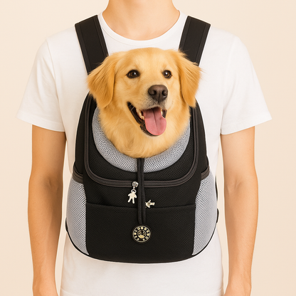 Dog Carrier Backpack – Adjustable, Front and Back Carry, Up to 12kg