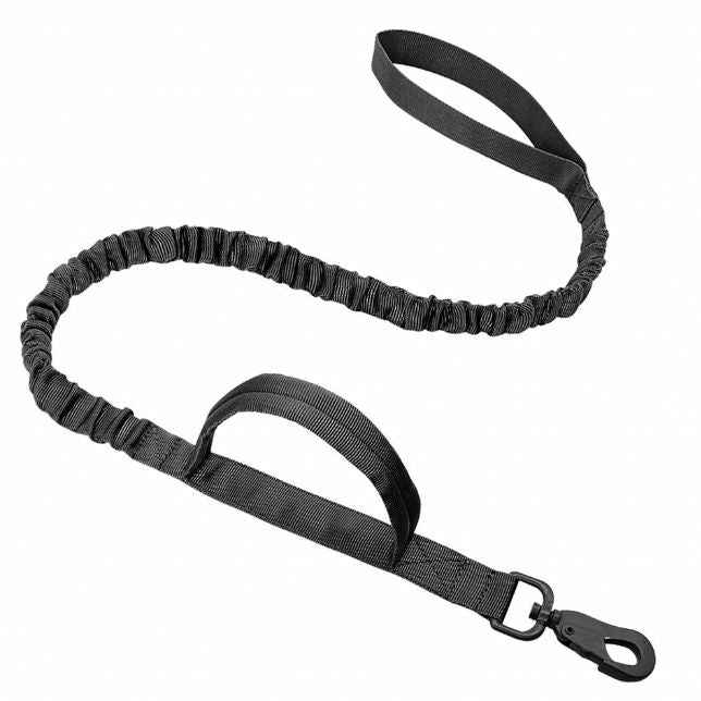 Tactical Dog Leash with Dual Handle – Heavy Duty Bungee, No-Pull Design for Large Dogs