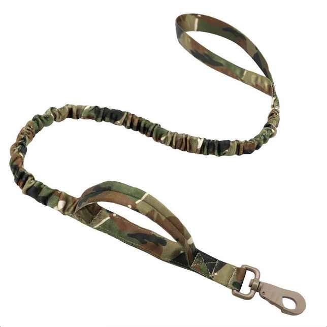 Tactical Dog Leash with Dual Handle – Heavy Duty Bungee, No-Pull Design for Large Dogs