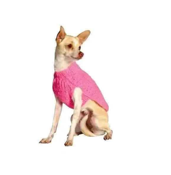 Dog Sweater – Knitted Winter Design with Collar, for Small to Large Dogs
